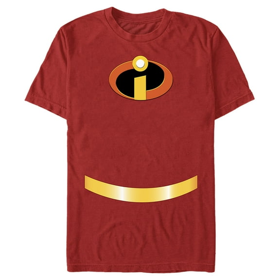 Men's The Incredibles Costume Graphic Tee Red 3X Large