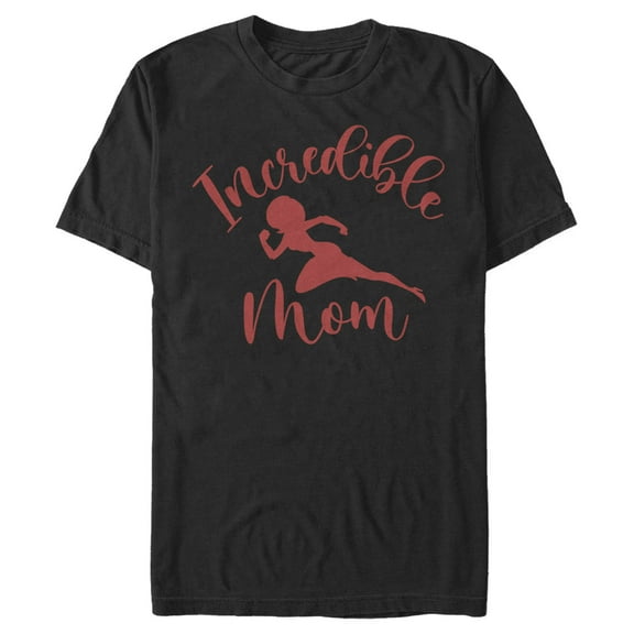 Men's The Incredibles Elastigirl Mom Graphic Tee Black X Large