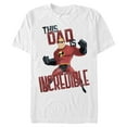 thumbnail image 1 of Men's The Incredibles This Dad is Incredible  Graphic Tee White 3X Big Tall, 1 of 3