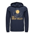 thumbnail image 1 of Men's The Land Before Time Great Valley Outline  Pull Over Hoodie Navy Blue X Large, 1 of 3