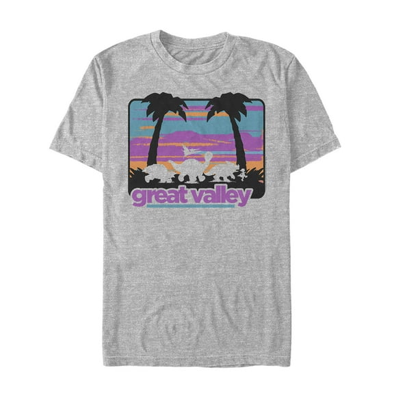 Men's The Land Before Time Retro Great Valley Graphic Tee Athletic Heather 2X Large