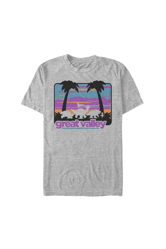 Men's The Land Before Time Retro Great Valley Graphic Tee Athletic Heather Large