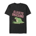 thumbnail image 1 of Men's The Land Before Time Snacking Spike  Graphic Tee Black X Large, 1 of 4