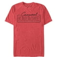thumbnail image 1 of Men's The Late Late Show with James Corden Carpool Karaoke Text Logo  Graphic Tee Red Heather X Large, 1 of 4