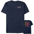 thumbnail image 1 of Men's The Late Late Show with James Corden Carpool Karaoke Thank You  Graphic Tee Navy Blue Small, 1 of 4