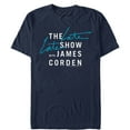 thumbnail image 1 of Men's The Late Late Show with James Corden Classic Logo  Graphic Tee Navy Blue X Large, 1 of 4
