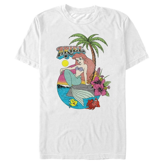 Men's The Little Mermaid Aloha Ariel Graphic T-Shirt