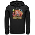 thumbnail image 1 of Men's The Little Mermaid Ariel Classic Pull Over Hoodie Black 2X Large, 1 of 3