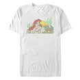 thumbnail image 1 of Men's The Little Mermaid Ariel Retro Movie Logo  Graphic T-Shirt, 1 of 5