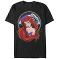 thumbnail image 1 of Men's The Little Mermaid Ariel Rope Frame Graphic Tee Black X Large, 1 of 4