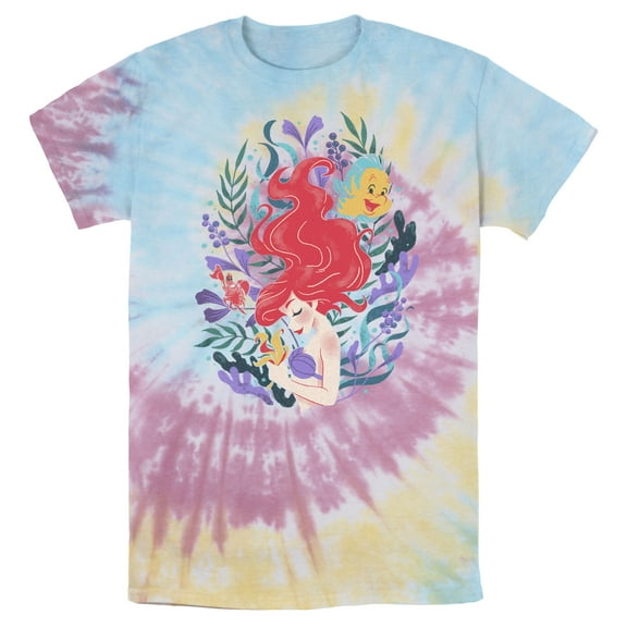 Men's The Little Mermaid Artistic Underwater Ariel  Graphic T-Shirt