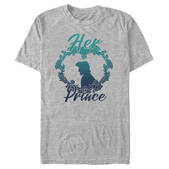 Men's The Little Mermaid Eric Her Prince Silhouette  Graphic T-Shirt