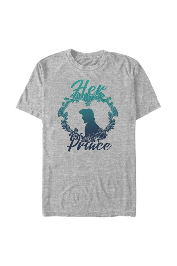 Men's The Little Mermaid Eric Her Prince Silhouette  Graphic T-Shirt