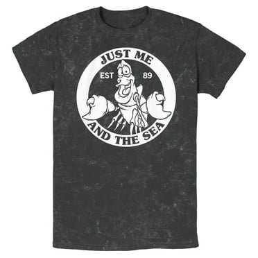 Men's The Little Mermaid Sebastian Human World  Graphic T-Shirt