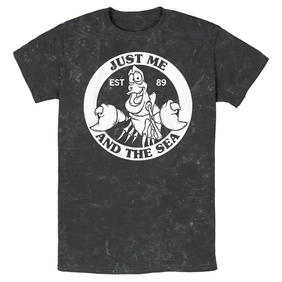 Men's The Little Mermaid Sebastian Human World Graphic T-Shirt