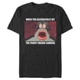 thumbnail image 1 of Men's The Little Mermaid Ursula Front-Facing Camera  Graphic Tee Black 3X Large, 1 of 4