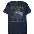 thumbnail image 1 of Men's The Little Mermaid Ursula Rocker  Graphic Tee Navy Blue 3X Large, 1 of 4