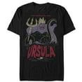 thumbnail image 1 of Men's The Little Mermaid Ursula Sea Witch  Graphic Tee Black 3X Large, 1 of 4