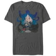 thumbnail image 1 of Men's The Little Mermaid Ursula Silhouette Graphic Tee Charcoal Heather Large, 1 of 4