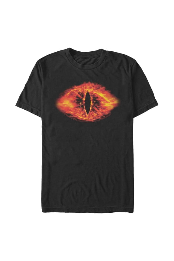 Men's The Lord of the Rings Fellowship of the Ring Eye of Sauron Graphic Tee Black 3X Large