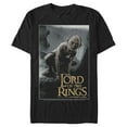 thumbnail image 1 of Men's The Lord of the Rings Fellowship of the Ring Gollum Movie Poster  Graphic Tee Black Small, 1 of 5