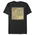 thumbnail image 1 of Men's The Lord of the Rings Fellowship of the Ring Map of Middle Earth  Graphic Tee Black Small, 1 of 5