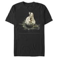 thumbnail image 1 of Men's The Lord of the Rings Fellowship of the Ring Saruman Paint Splatter Graphic Tee Black Large, 1 of 5