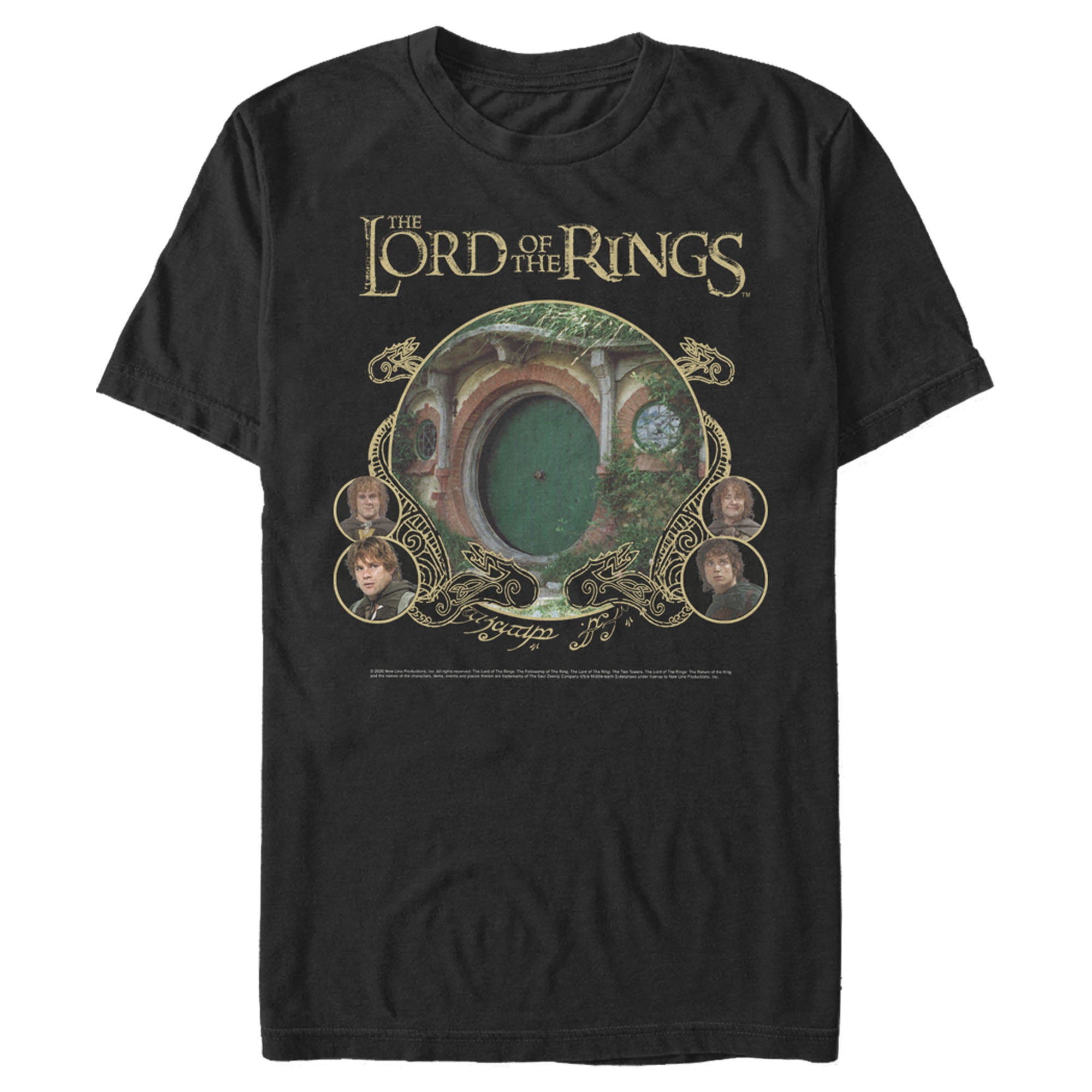 Men's The Lord of the Rings Fellowship of the Ring The Shire Circles ...
