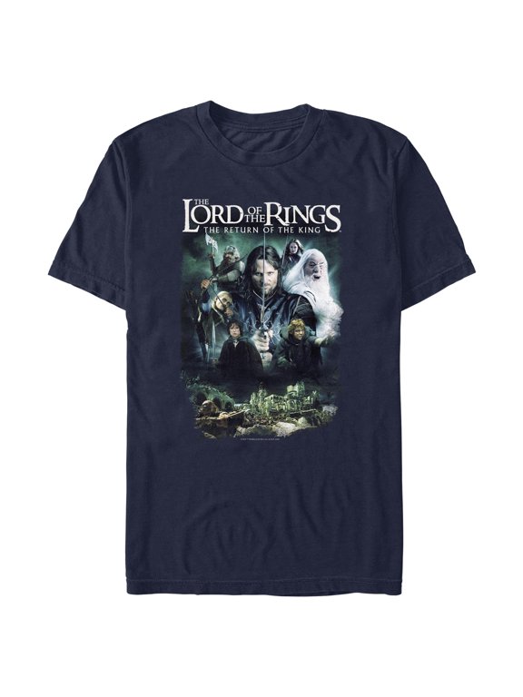 Men's The Lord of the Rings Mighty Return Poster Graphic T-Shirt