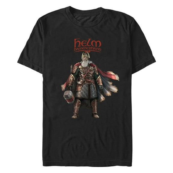 Men's The Lord of the Rings: The War of the Rohirrim Helm Hammerhand Power Pose Graphic T-Shirt