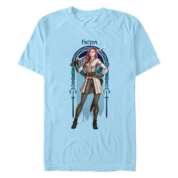 Men's The Lord of the Rings: The War of the Rohirrim Hera with Sword Pose  Graphic T-Shirt