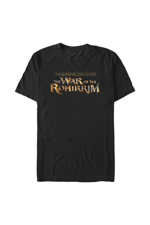 Men's The Lord of the Rings: The War of the Rohirrim Official Logo  Graphic T-Shirt