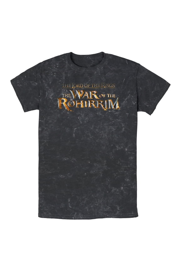 Men's The Lord of the Rings: The War of the Rohirrim Official Logo  Graphic T-Shirt