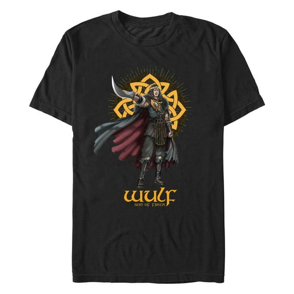 Men's The Lord of the Rings: The War of the Rohirrim Wulf Son of Freca Pose Graphic T-Shirt
