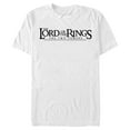 thumbnail image 1 of Men's The Lord of the Rings Two Towers Small Logo Graphic Tee White Medium, 1 of 5