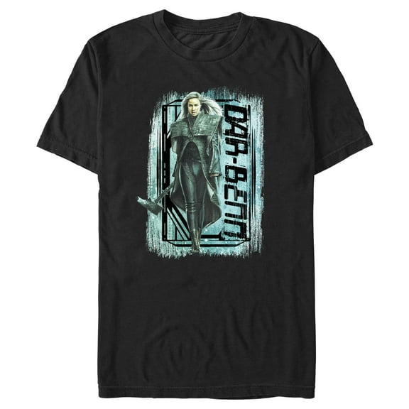 Men's The Marvels Dar-Benn Portrait Graphic Tee Black Medium