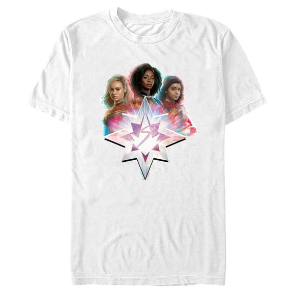 Men's The Marvels Heroes Logo  Graphic Tee White X Large