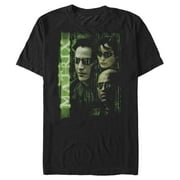 Mens The Matrix Poster Graphic Tee Black Large