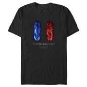 Mens The Matrix Resurrections Is Anyone Really Free? Graphic Tee Black Medium