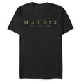 thumbnail image 1 of Men's The Matrix Resurrections Logo  Graphic Tee Black Medium, 1 of 5