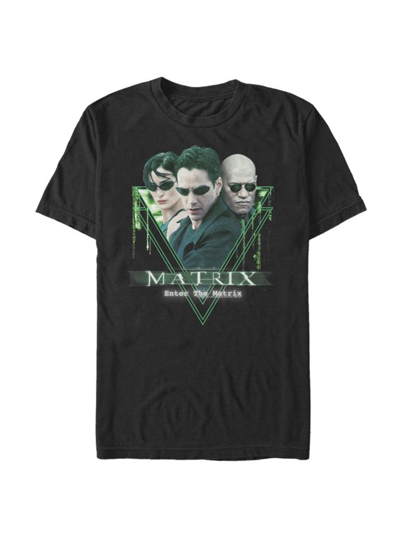 Men's The Matrix Trio Graphic Tee Black Small