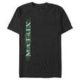 thumbnail image 1 of Men's The Matrix Vertical Logo  Graphic Tee Black Large, 1 of 4