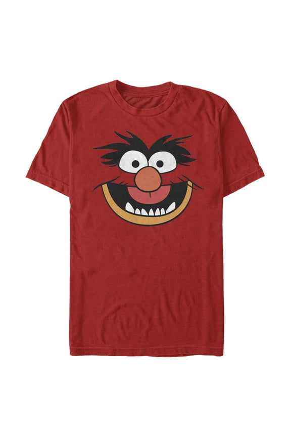 Men's The Muppets Animal Costume Graphic Tee Red 2X Large