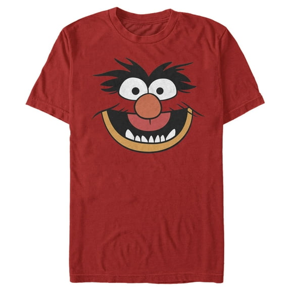 Men's The Muppets Animal Costume Graphic Tee Red Large