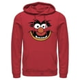 thumbnail image 1 of Men's The Muppets Animal Costume Pull Over Hoodie Red Small, 1 of 4