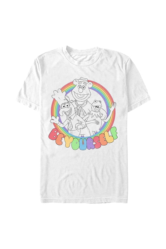 Men's The Muppets Be Yourself  Graphic Tee White Small