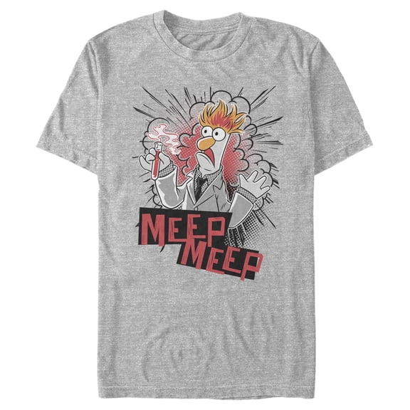Men's The Muppets Beaker Meep Graphic Tee Athletic Heather 2X Large