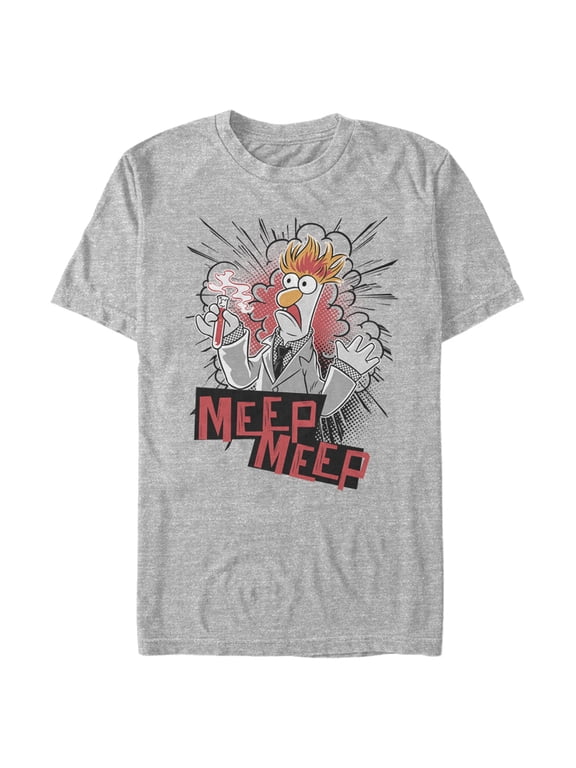 Men's The Muppets Beaker Meep Graphic Tee Athletic Heather 2X Large