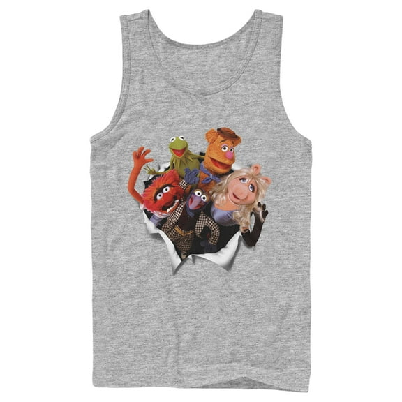 Men's The Muppets Breakout  Tank Top Athletic Heather Large
