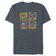 thumbnail image 1 of Men's The Muppets Character Panels  Graphic Tee Navy Blue Heather Small, 1 of 4